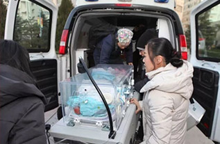 阜平县妇婴监护型护送